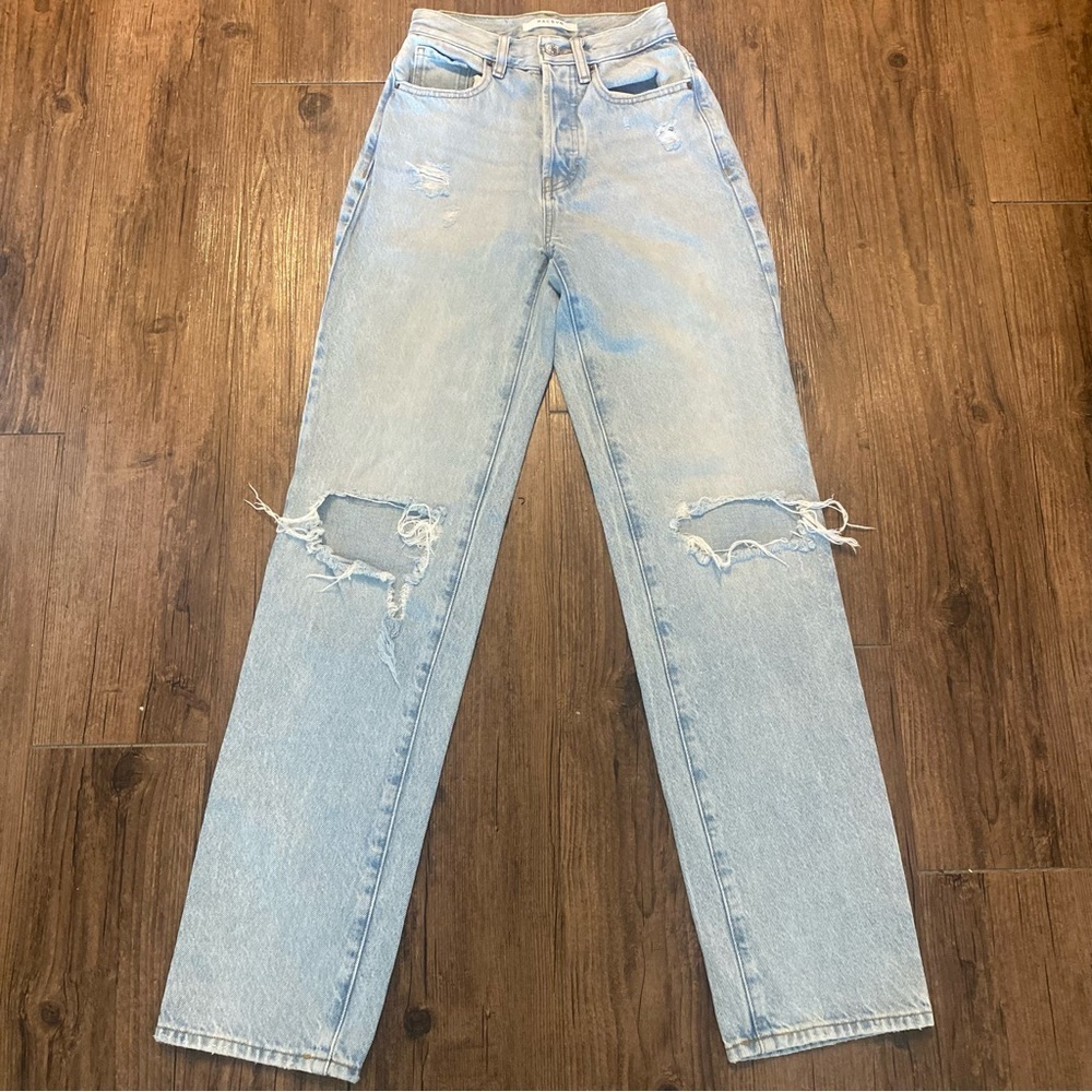 PacSun Distressed Mom Jeans, Size 22, Regular Length - Picture 2 of 7